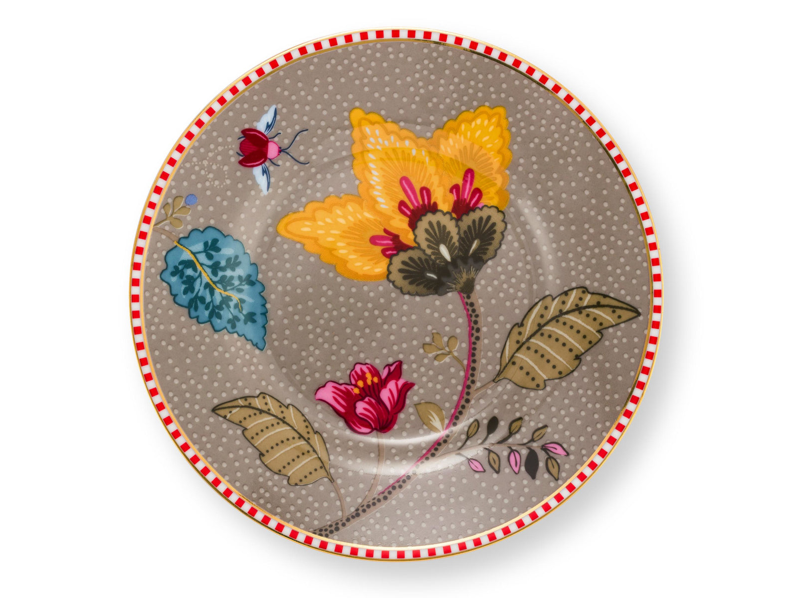 PIP STUDIO Blooming Tales Fantasy Khaki Petit Four Brotteller 12cm Freisteller1