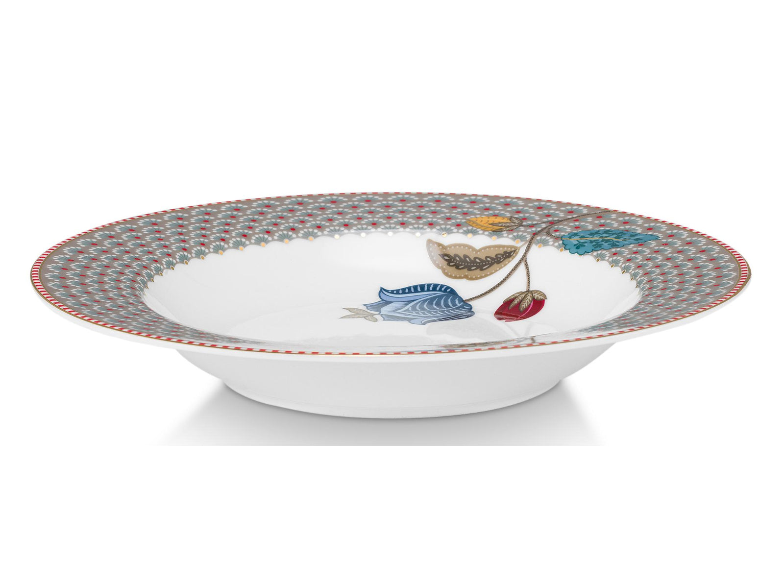 PIP STUDIO Blooming Tales Khaki Suppenteller 21,5cm Freisteller2