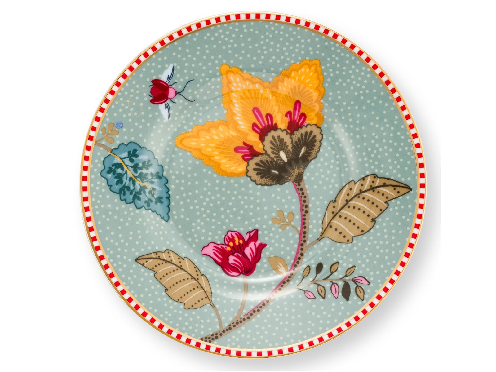 PIP STUDIO Blooming Tales Fantasy Blue Petit Four Brotteller 12cm Freisteller1