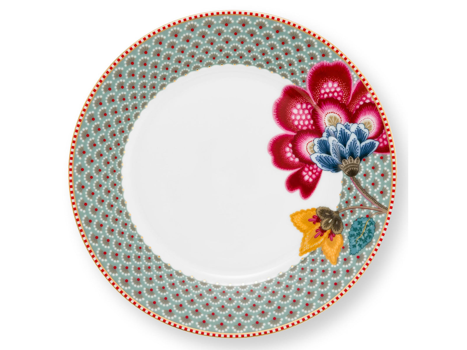 PIP STUDIO Blooming Tales Blue Frühstücksteller 21cm Freisteller1