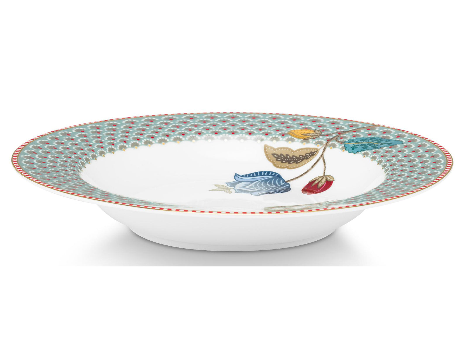 PIP STUDIO Blooming Tales Blue Suppenteller 21,5cm Freisteller1