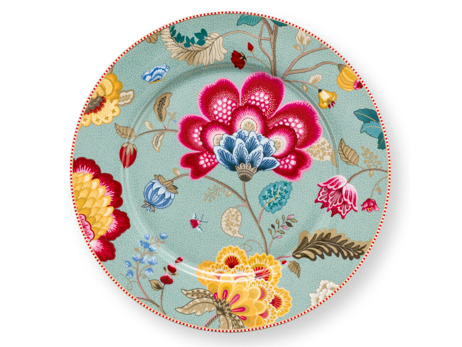 PIP STUDIO Blooming Tales Fantasy Blue Platzteller 32cm Freisteller1