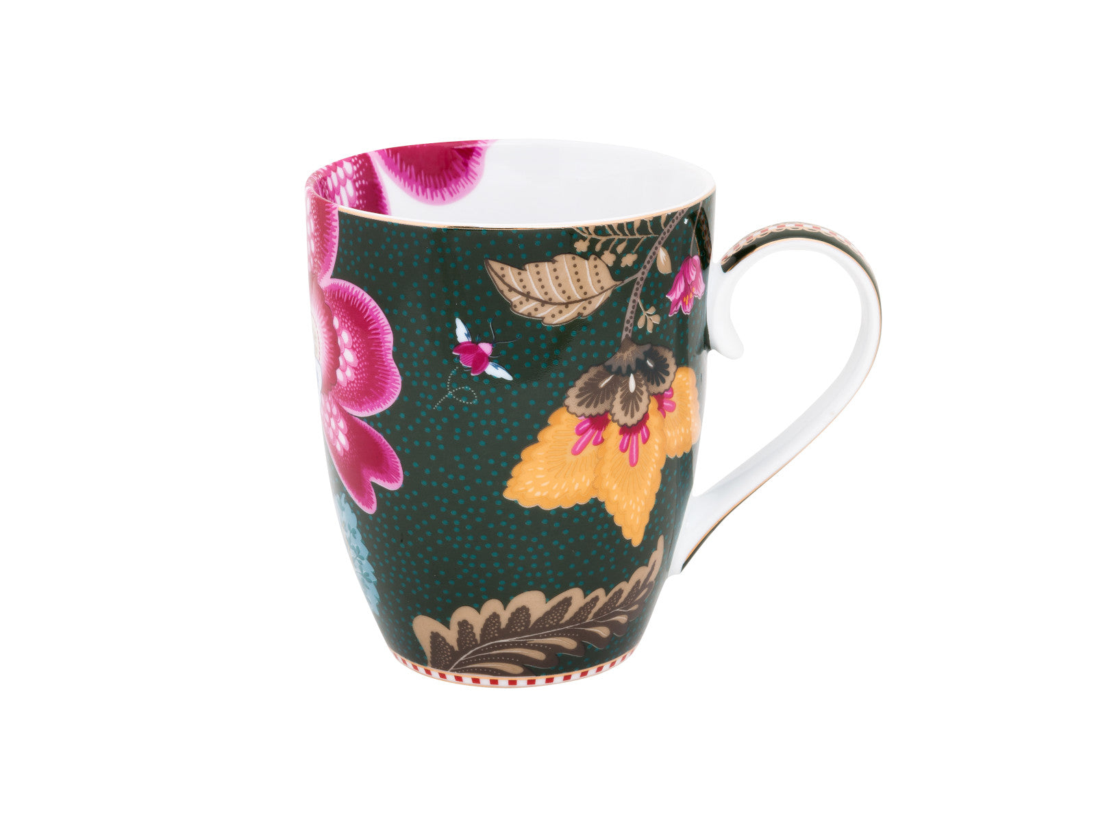 PIP STUDIO Fantasy Green Frühstücks Set Henkelbecher 6tlg Freisteller 4