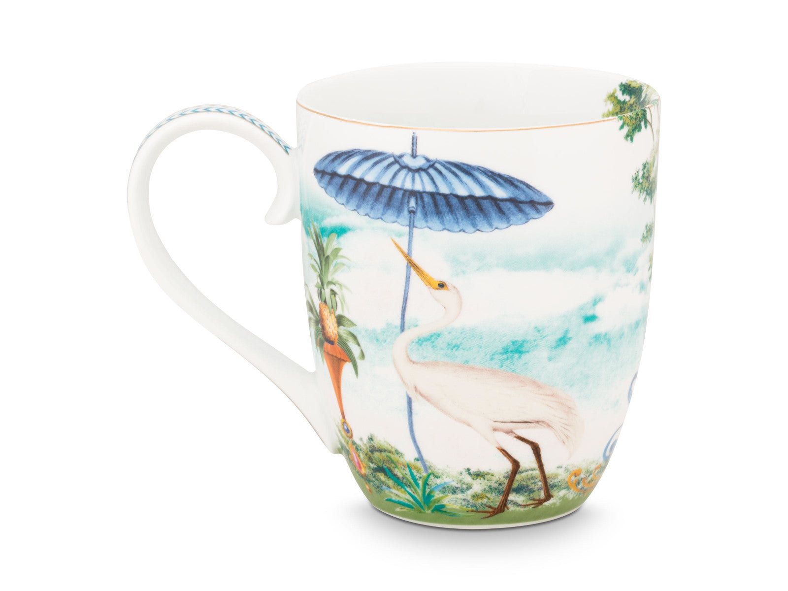 PIP STUDIO Jolie Heron Becher XL 450ml Set2 Freisteller 3