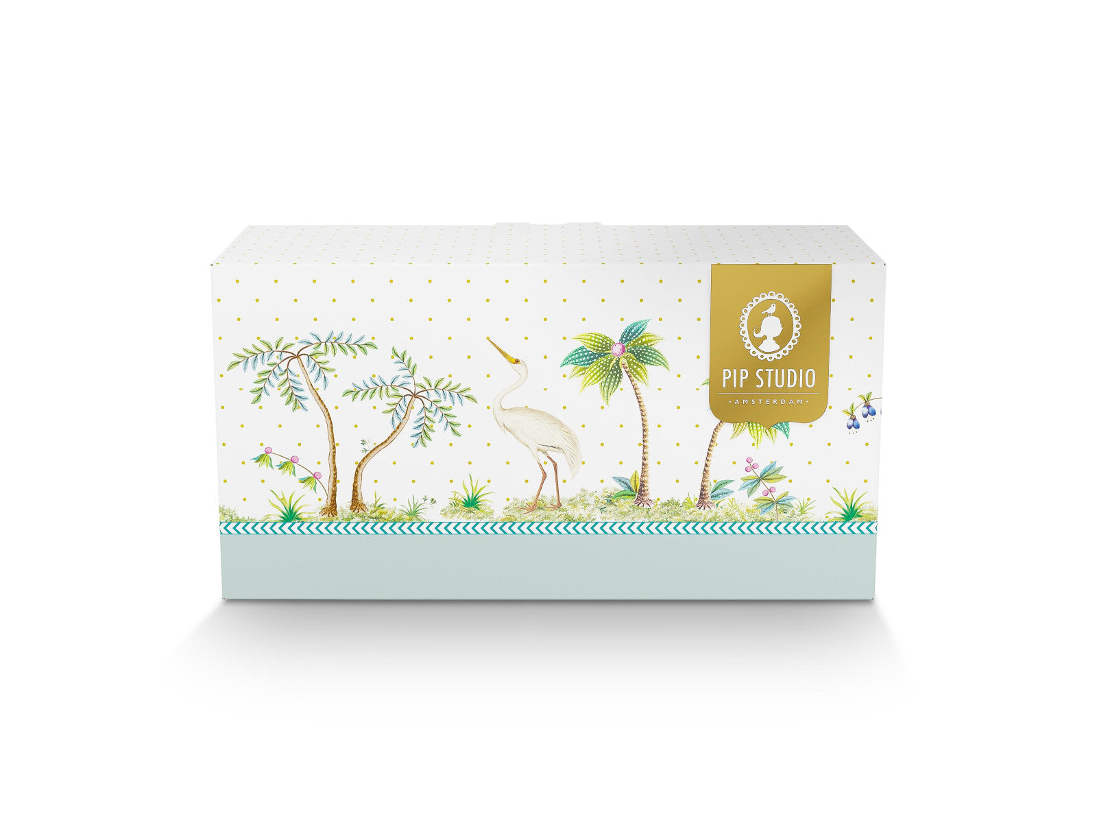 PIP STUDIO Jolie Heron Becher XL 450ml Set2 Freisteller 5