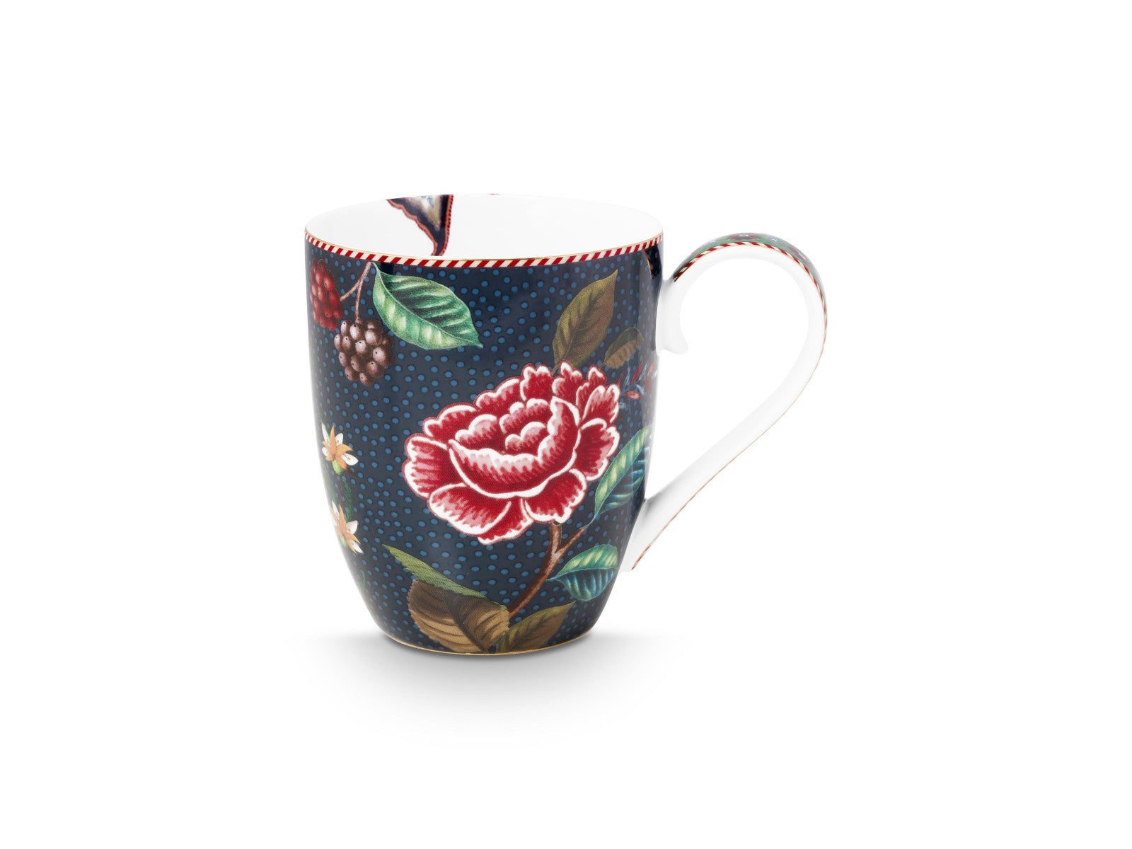 PIP STUDIO Berry Blues Henkelbecher XL blau 450ml Freisteller 1