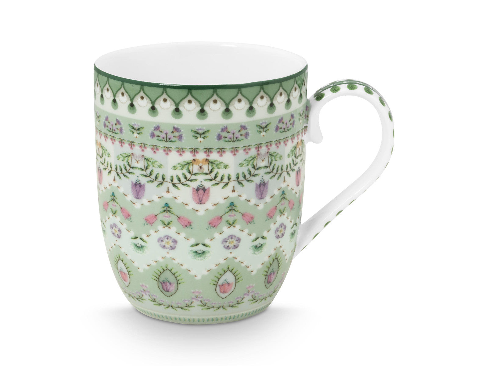 PIP STUDIO Lily & Lotus Moon Delight Light Green Becher Small 145ml Freisteller 1