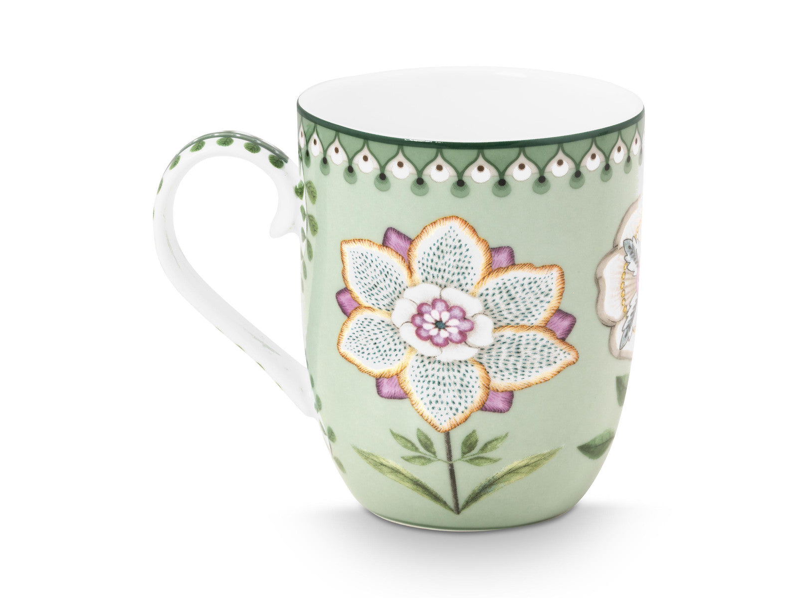 PIP STUDIO Lily&Lotus Light Green Becher Small 145ml Freisteller 2