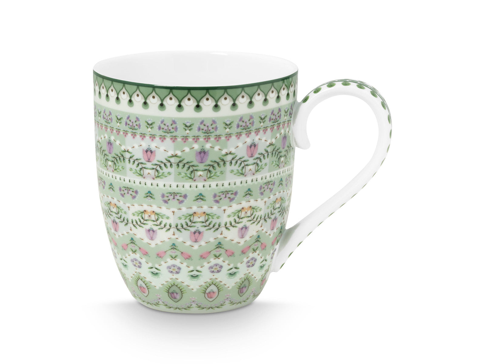 PIP STUDIO Lily&Lotus Moon Delight Light Green Becher XL 450ml Freisteller 1