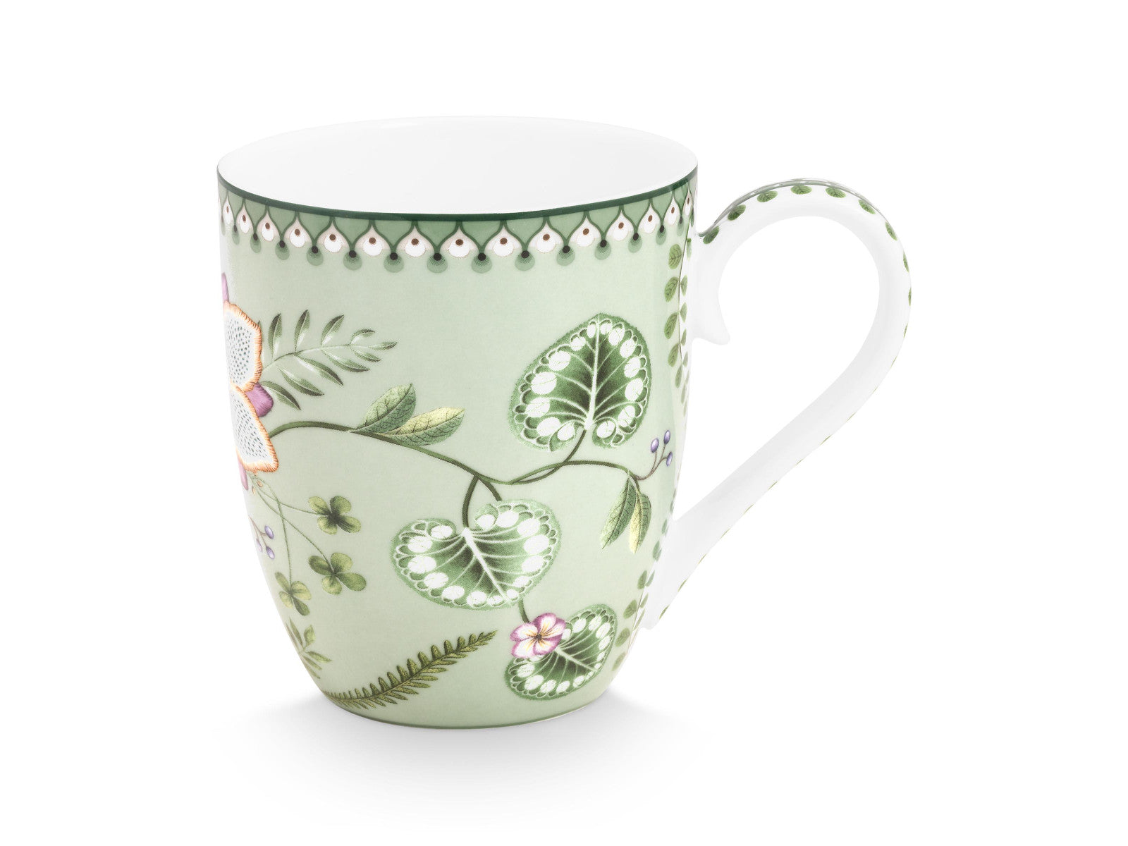PIP STUDIO Lily&Lotus Light Green Becher XL 450ml Freisteller 1