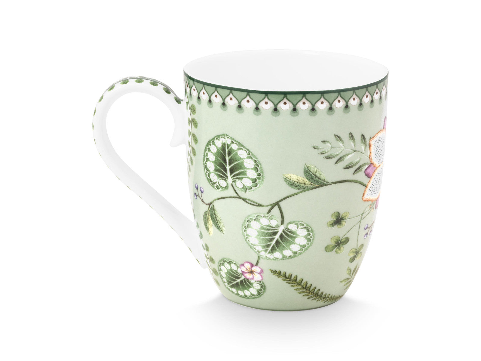 PIP STUDIO Lily&Lotus Light Green Becher XL 450ml Freisteller 2