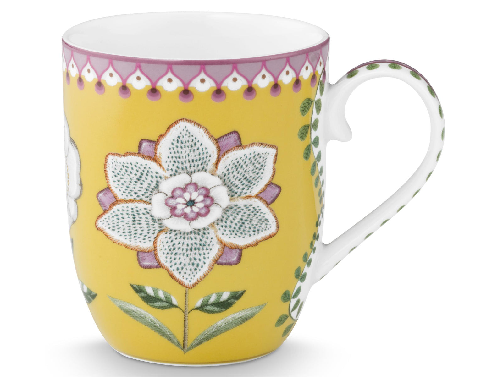 PIP STUDIO Lily&Lotus Yellow Small Henkelbecher 0,2l Freisteller1