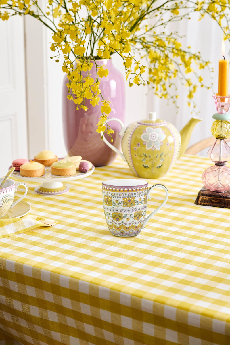 PIP STUDIO Lily&Lotus Moon Delight Yellow Henkelbecher XL 0,45l Lifestyle