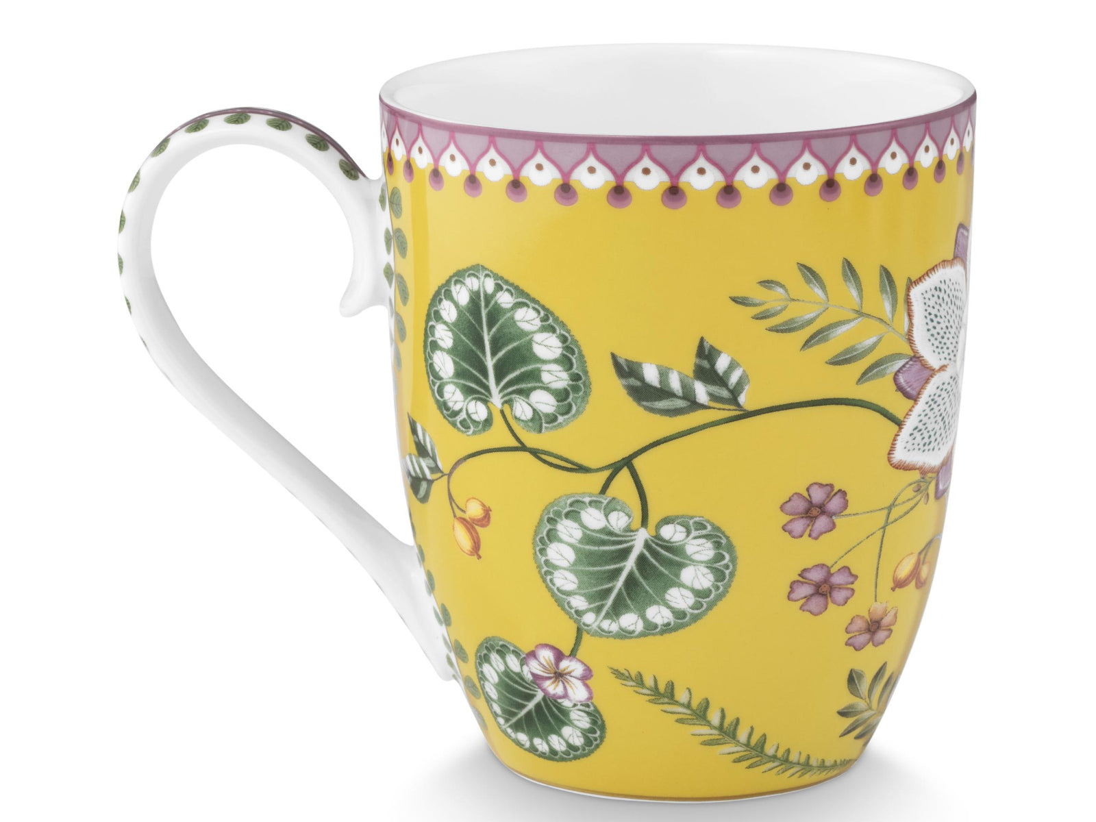 PIP STUDIO Lily&Lotus Yellow Henkelbecher XL 0,45l Freisteller2