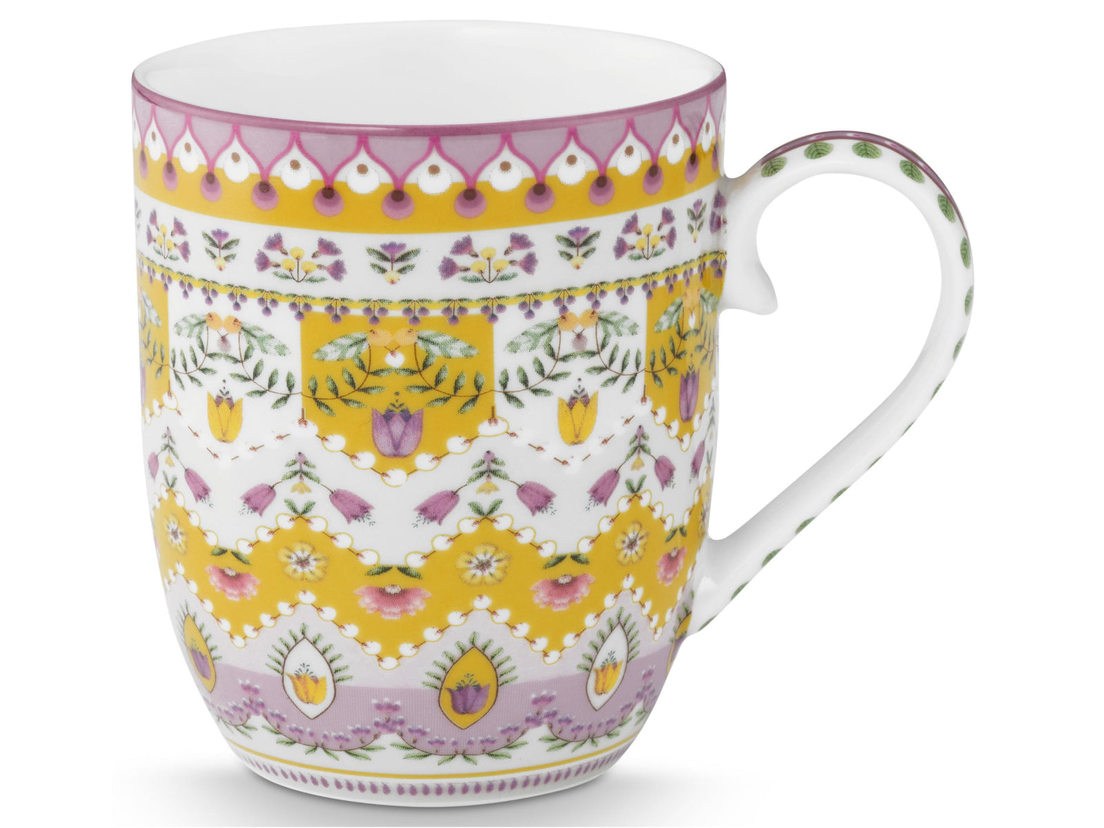 PIP STUDIO Lily&Lotus Yellow Henkelbecher Small 0,2l Set2 Freisteller3