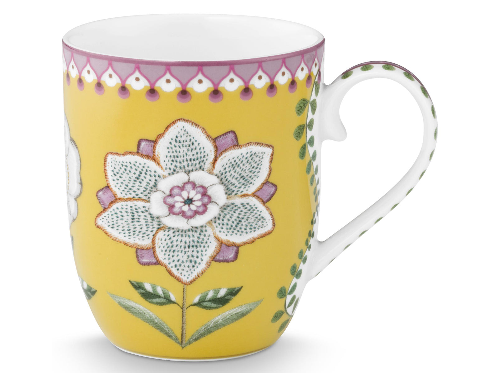 PIP STUDIO Lily&Lotus Yellow Henkelbecher Small 0,2l Set2 Freisteller6