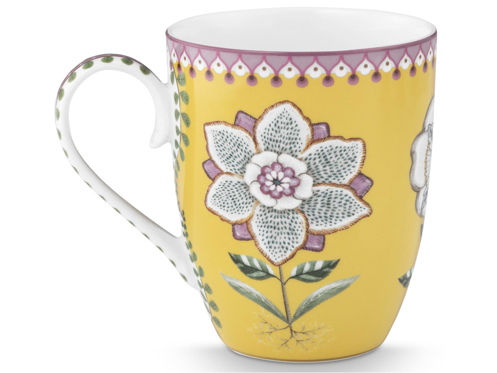 PIP STUDIO Lily&Lotus Yellow Teeset für eine Person 0,365l Freisteller5