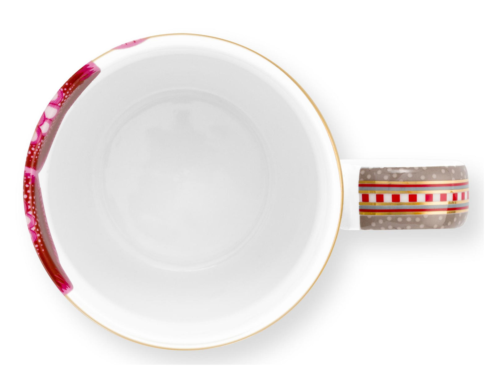 PIP STUDIO Blooming Tales Fantasy Khaki Henkelbecher Small 0,2l Freisteller3