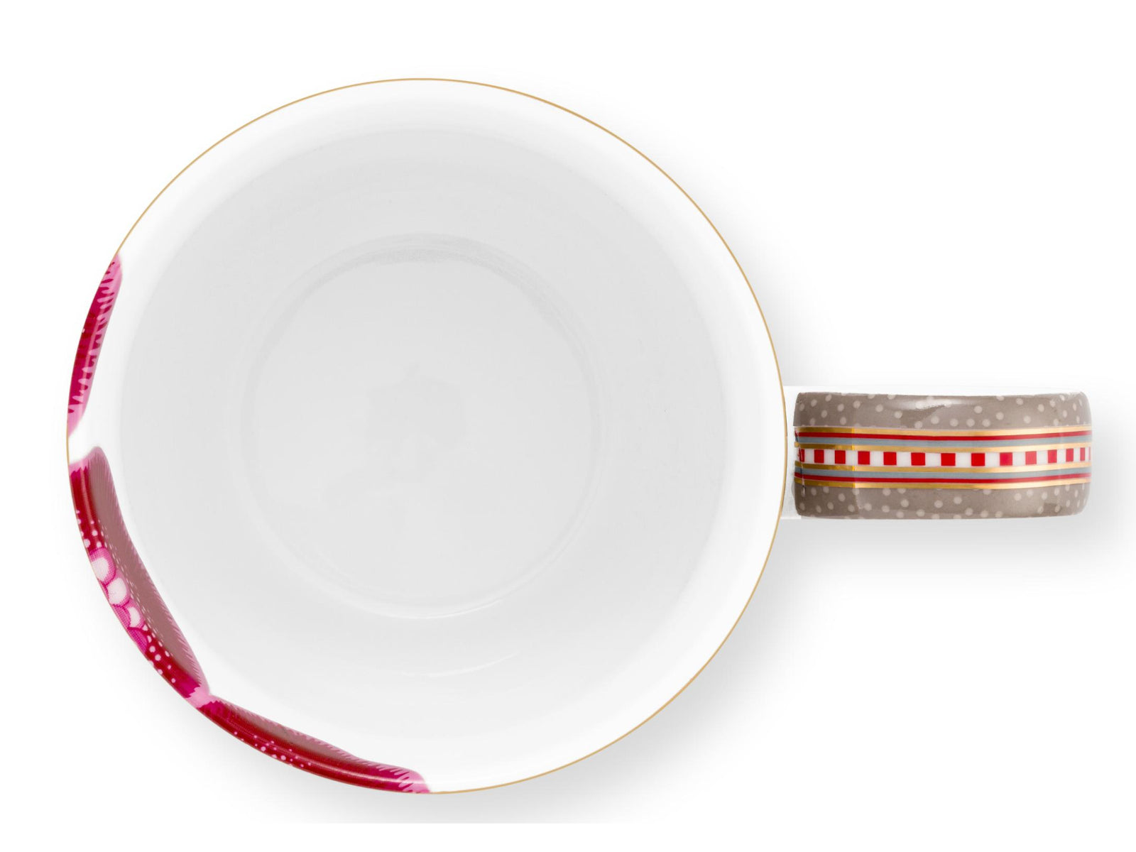 PIP STUDIO Blooming Tales Fantasy Khaki Henkelbecher XL 0,45l Freisteller3