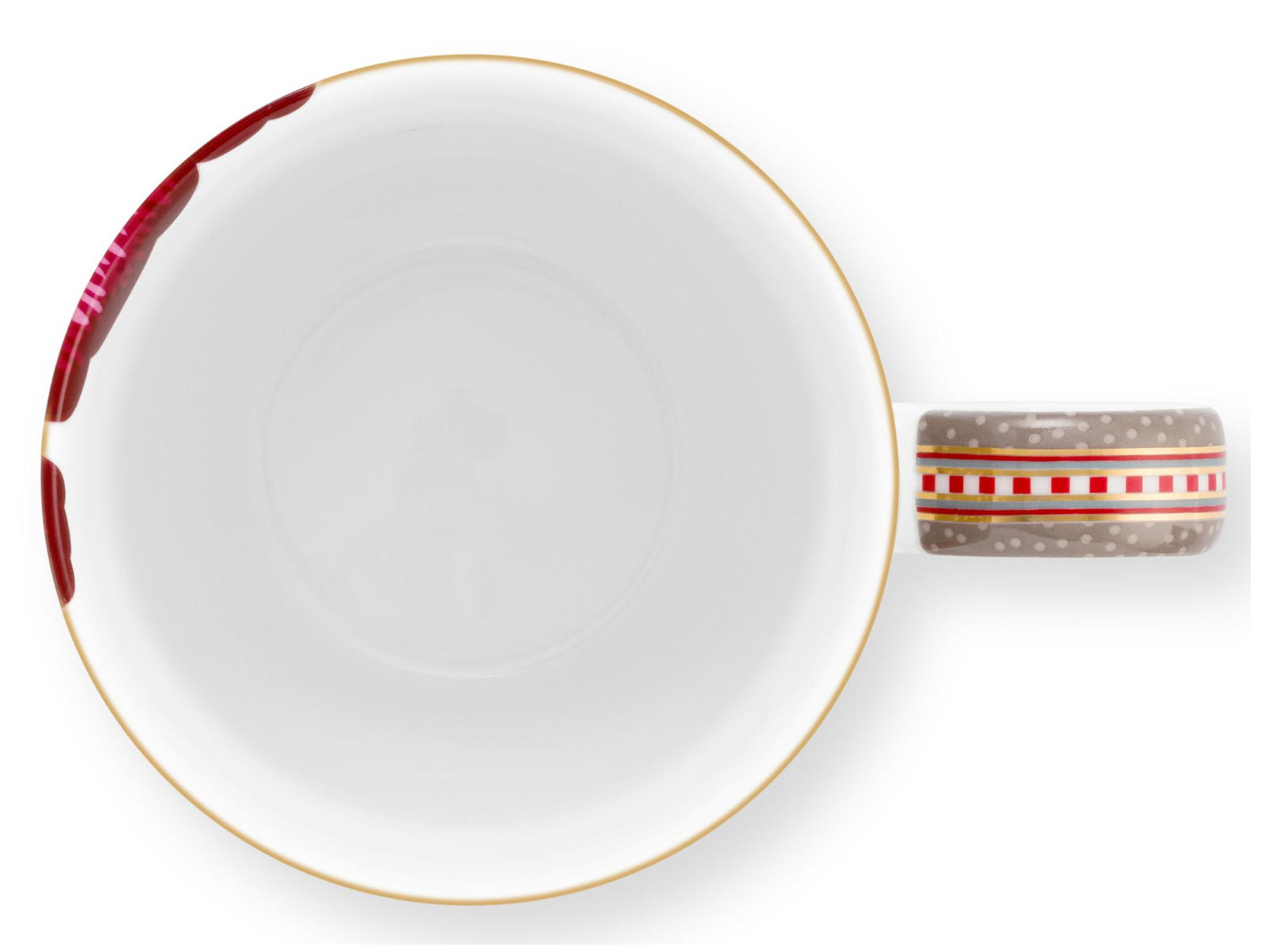 PIP STUDIO Blooming Tales Fantasy Khaki Large Henkelbecher 0,365l Set2 Freisteller5