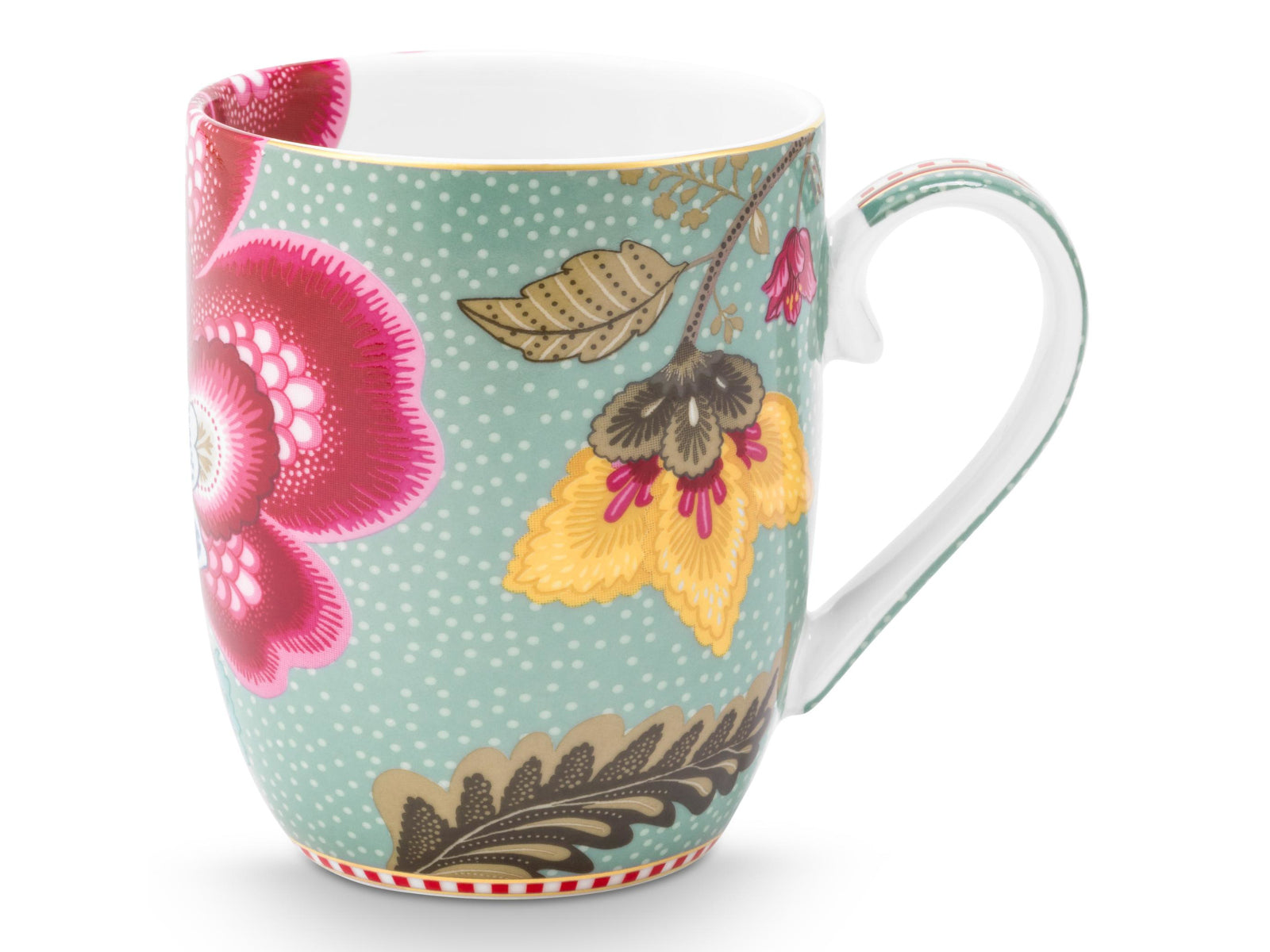 PIP STUDIO Blooming Tales Fantasy Blue Henkelbecher Small 0,2l Freisteller1