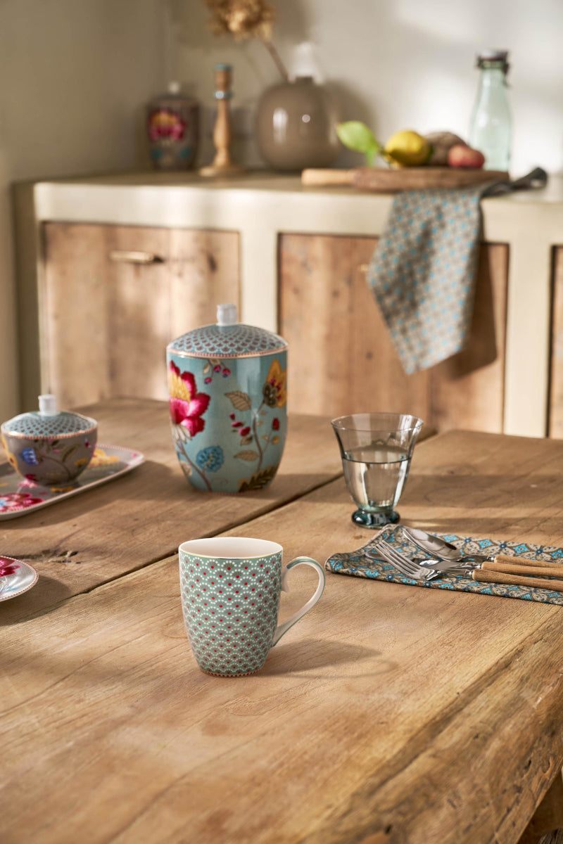PIP STUDIO Blooming Tales Blue Henkelbecher Large 0,365l - Produktbild 3