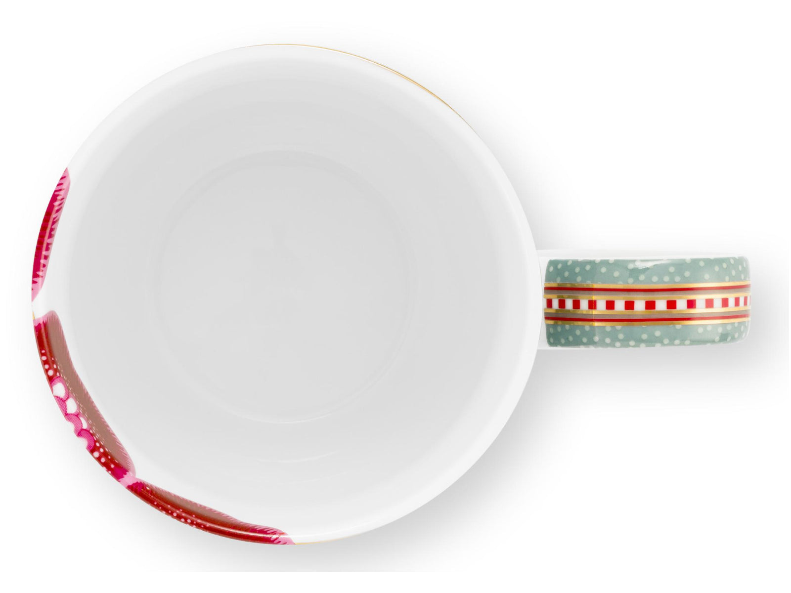 PIP STUDIO Blooming Tales Fantasy Blue Henkelbecher XL 0,65l Set2 Freisteller5