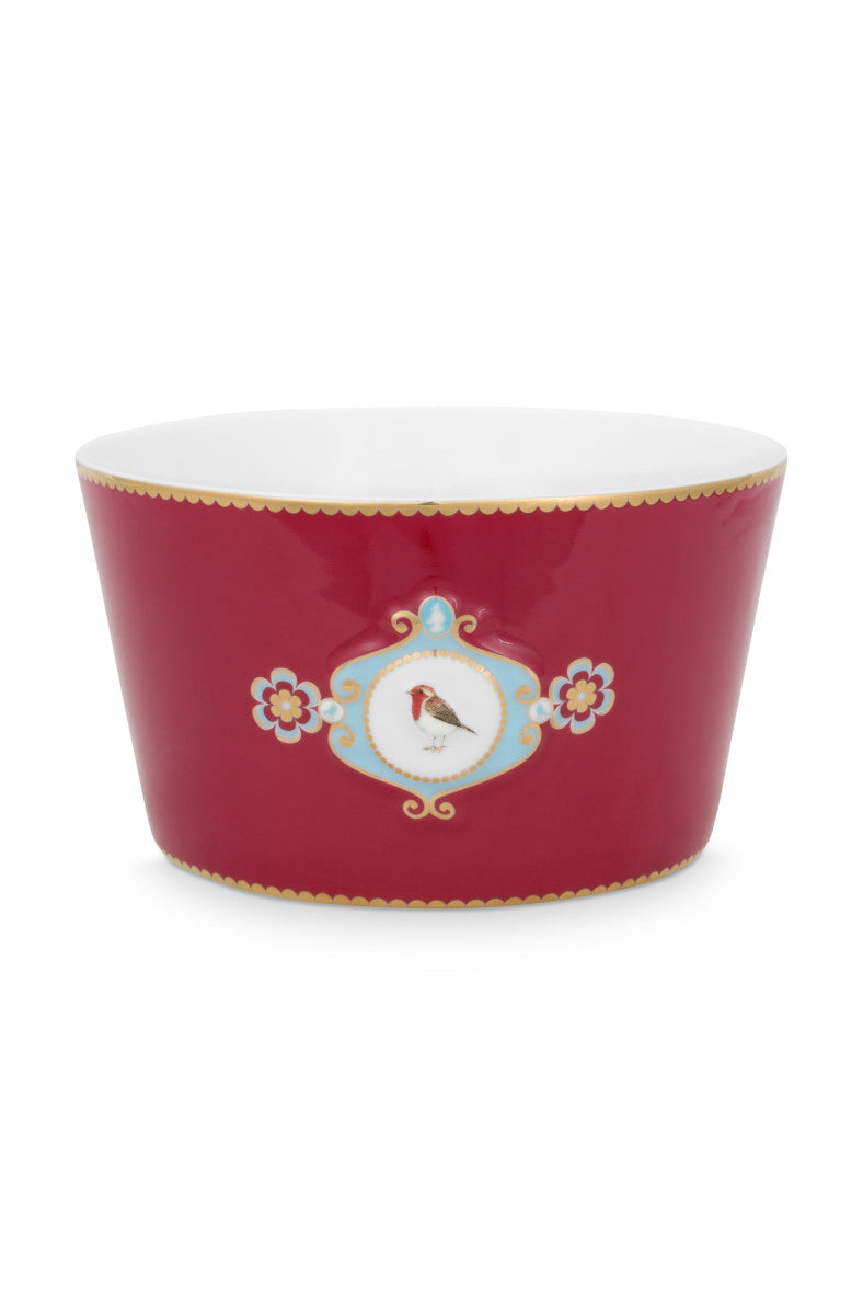PIP STUDIO Love Birds Medallion Bowl rot 15cm
