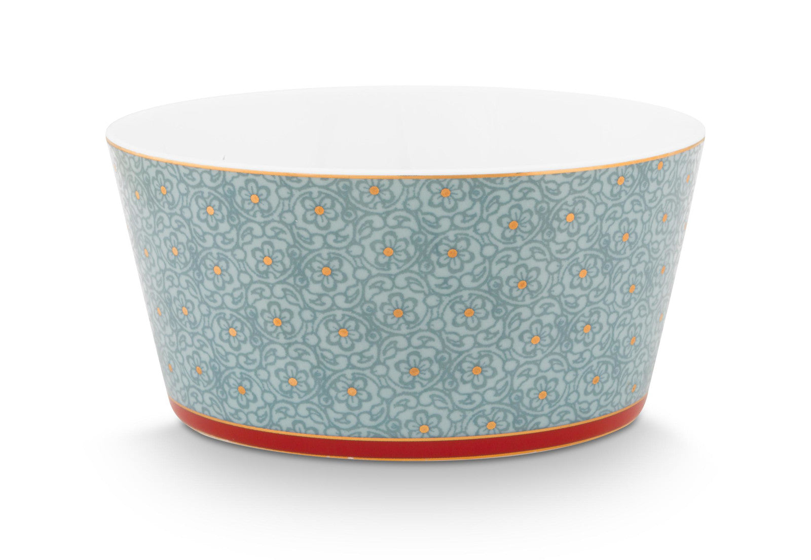 PIP STUDIO Flower Festival Oriental Geschenkset Schalen blau 12cm Freisteller