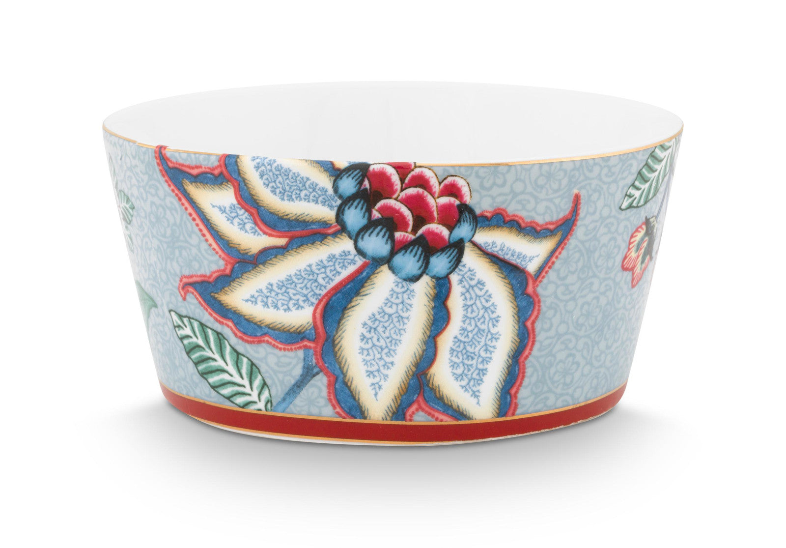 PIP STUDIO Flower Festival Oriental Geschenkset Schalen blau 12cm Freisteller