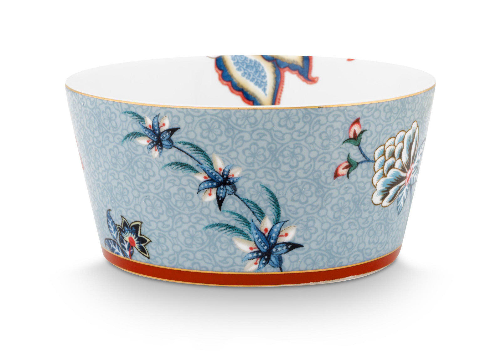 PIP STUDIO Flower Festival Oriental Geschenkset Schalen blau 12cm Freisteller