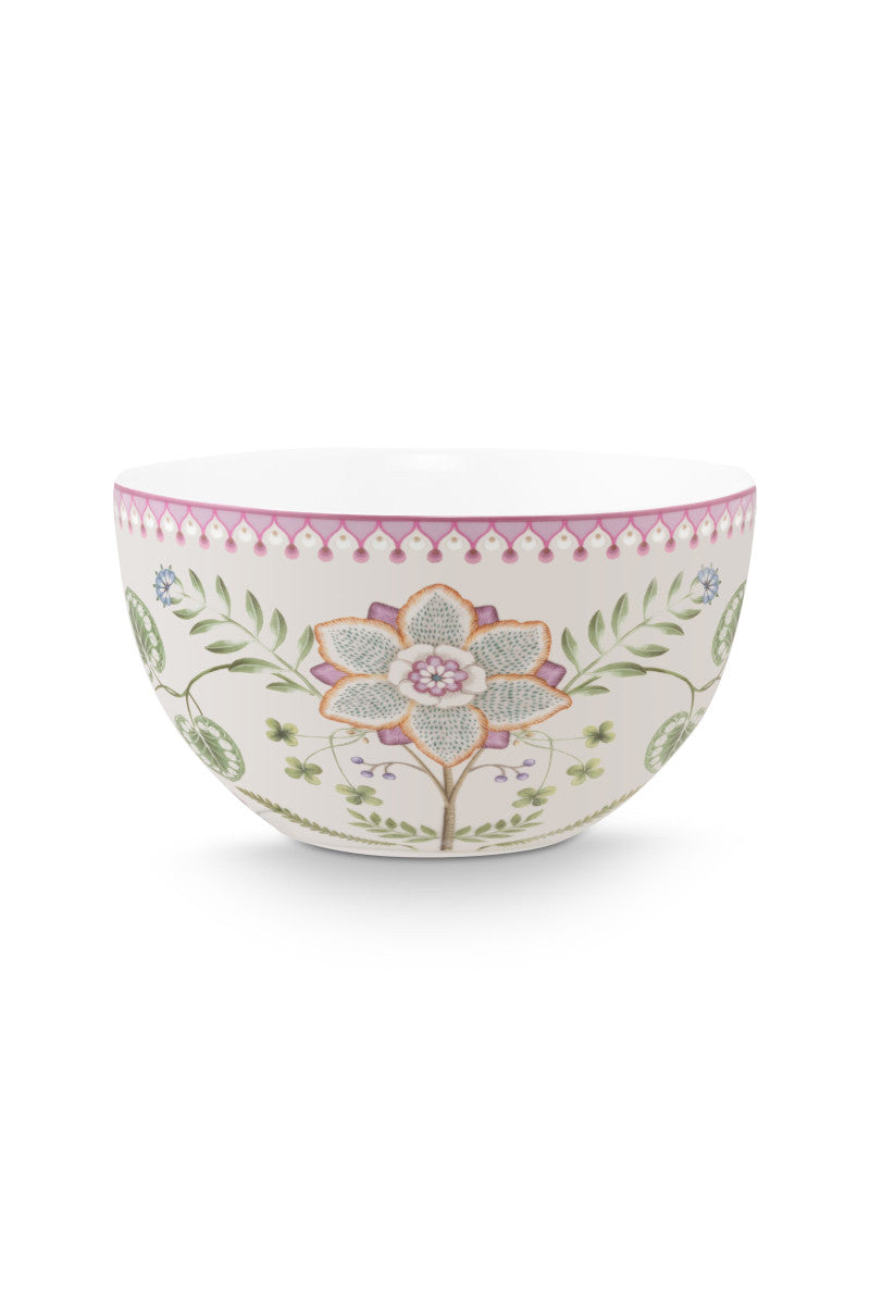 PIP STUDIO Lily&Lotus Bowl weiss/bunt 18cm