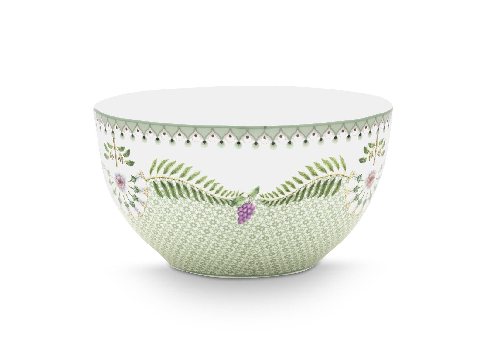 PIP STUDIO Lily&Lotus Tiles Light Green Bowl 15cm Freisteller 2