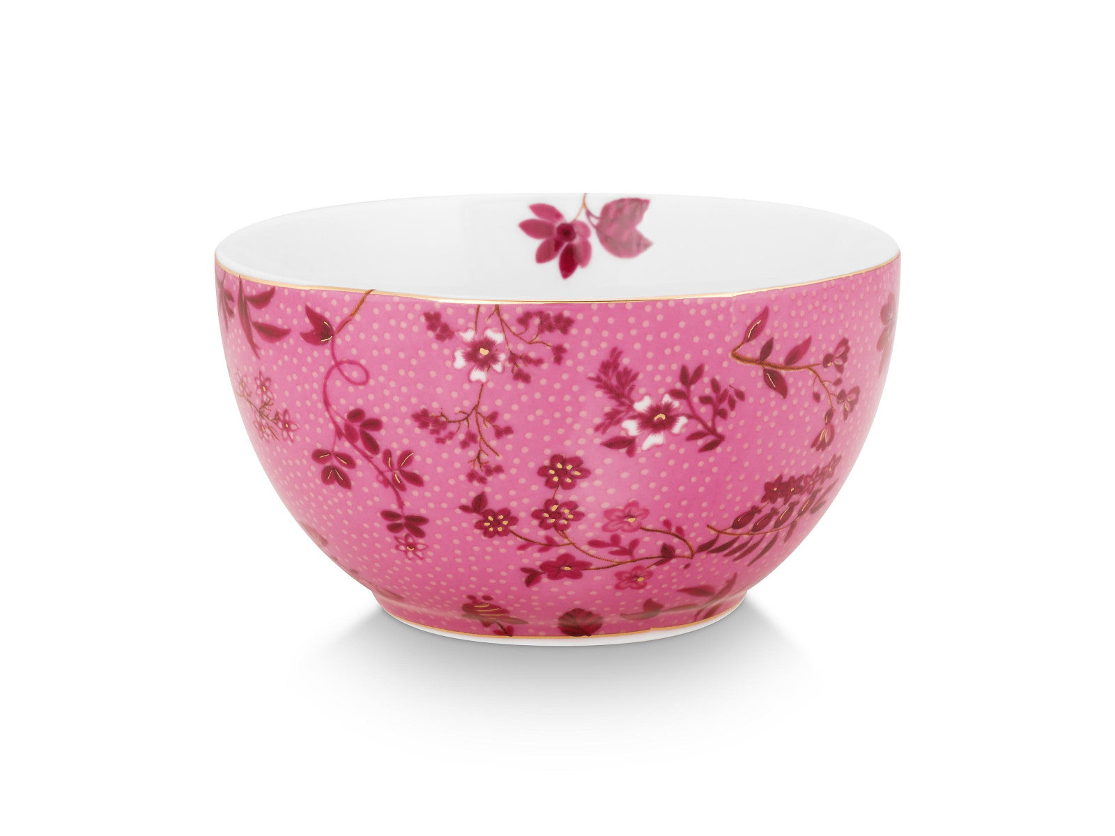 PIP STUDIO Jolie Flowers Pink Bowl 12cm Freisteller 2