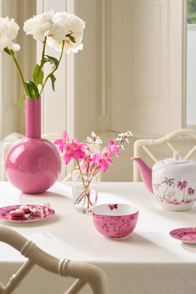 PIP STUDIO Jolie Flowers Pink Bowl 12cm Lifestyle 1