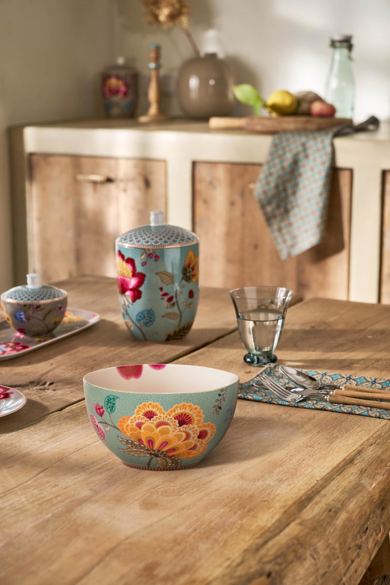 PIP STUDIO Blooming Tales Fantasy Blue Bowl 18cm Lifestyle