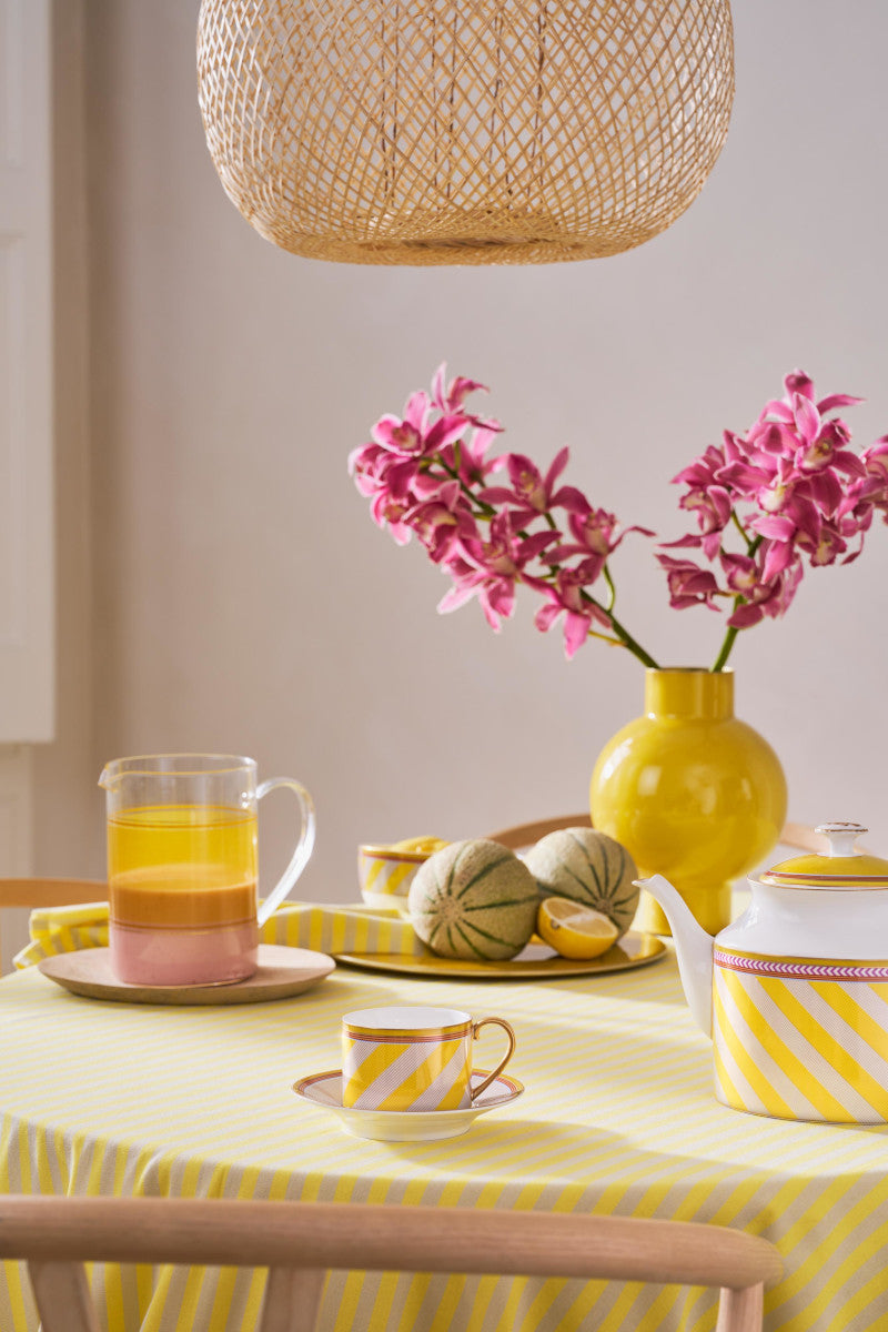 PIP STUDIO Chique Stripes Tasse m.U. gelb 220ml
