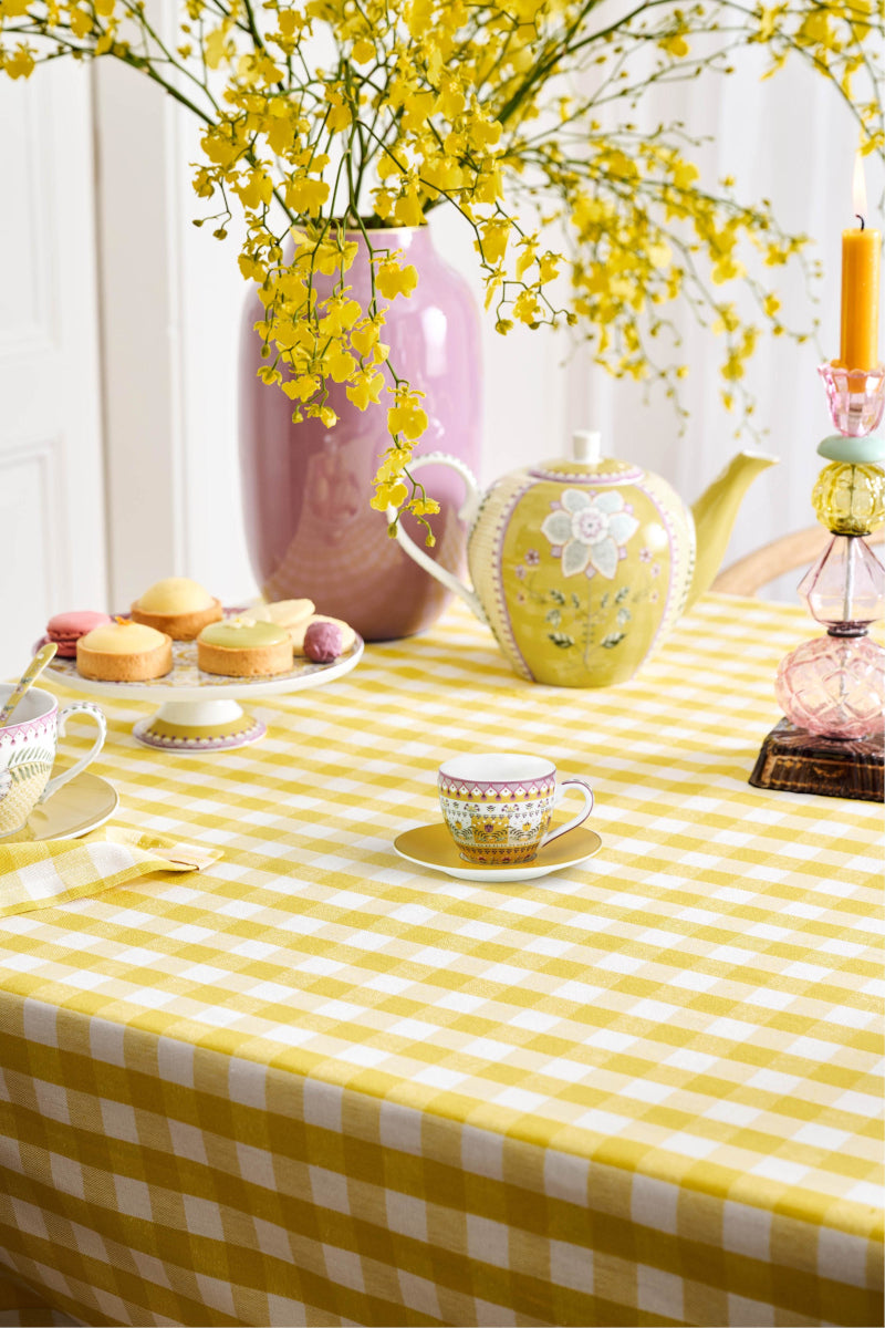 PIP STUDIO Lily&Lotus Moon Delight Yellow Espressotasse mit Untertasse 0,12l Lifestyle