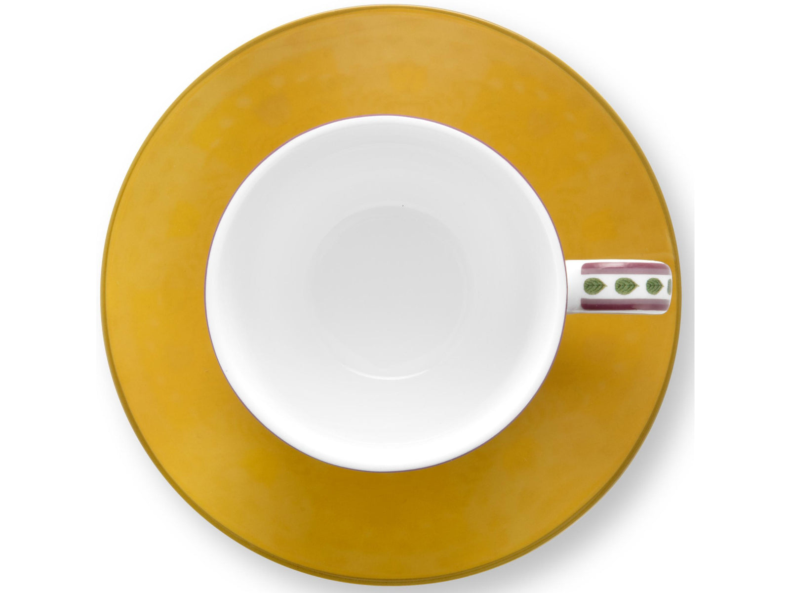 PIP STUDIO Lily&Lotus Yellow Espressotasse mit Untertasse 0,12l Set2 Freisteller5