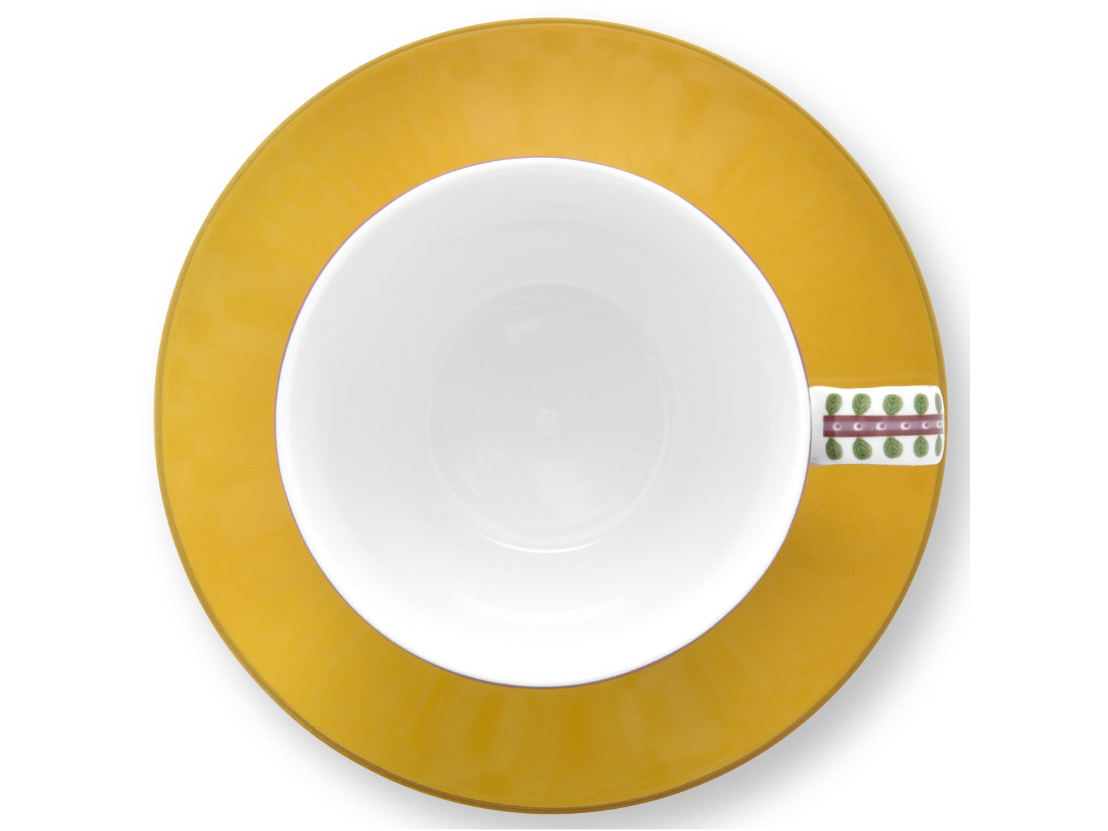 PIP STUDIO Lily&Lotus Yellow Tasse mit Untertasse 0,3l Set2 Freisteller5