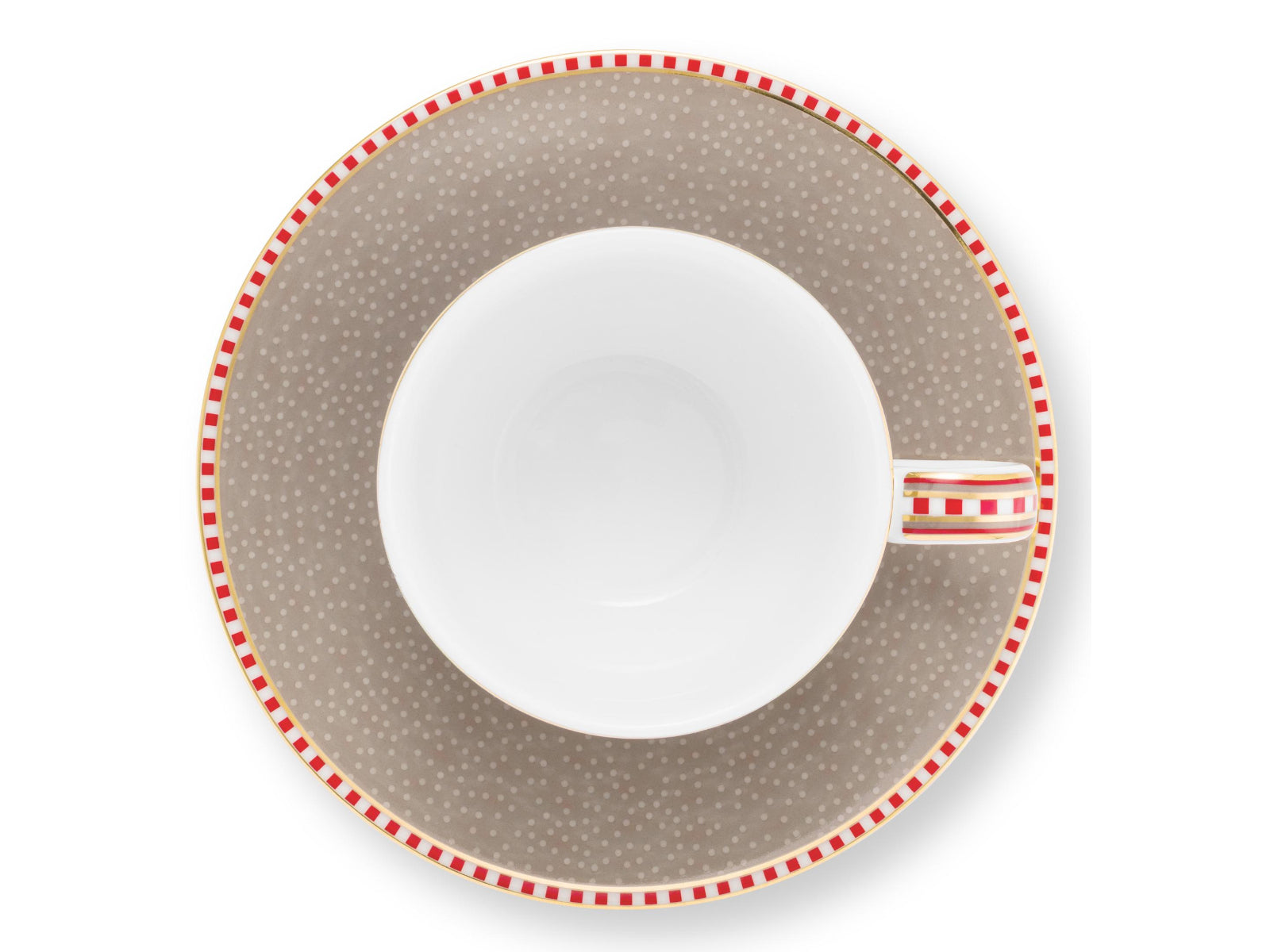 PIP STUDIO Blooming Tales Khaki Espressotasse mit Untertasse 0,12l Freisteller2