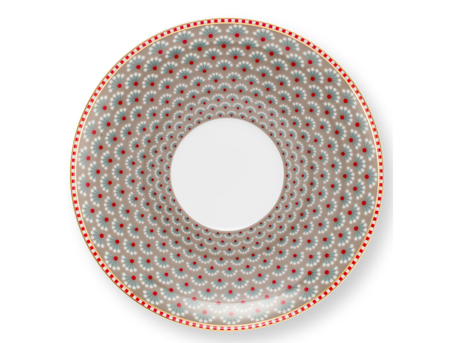 PIP STUDIO Blooming Tales Khaki Tasse mit Untertasse 0,3l Freisteller4