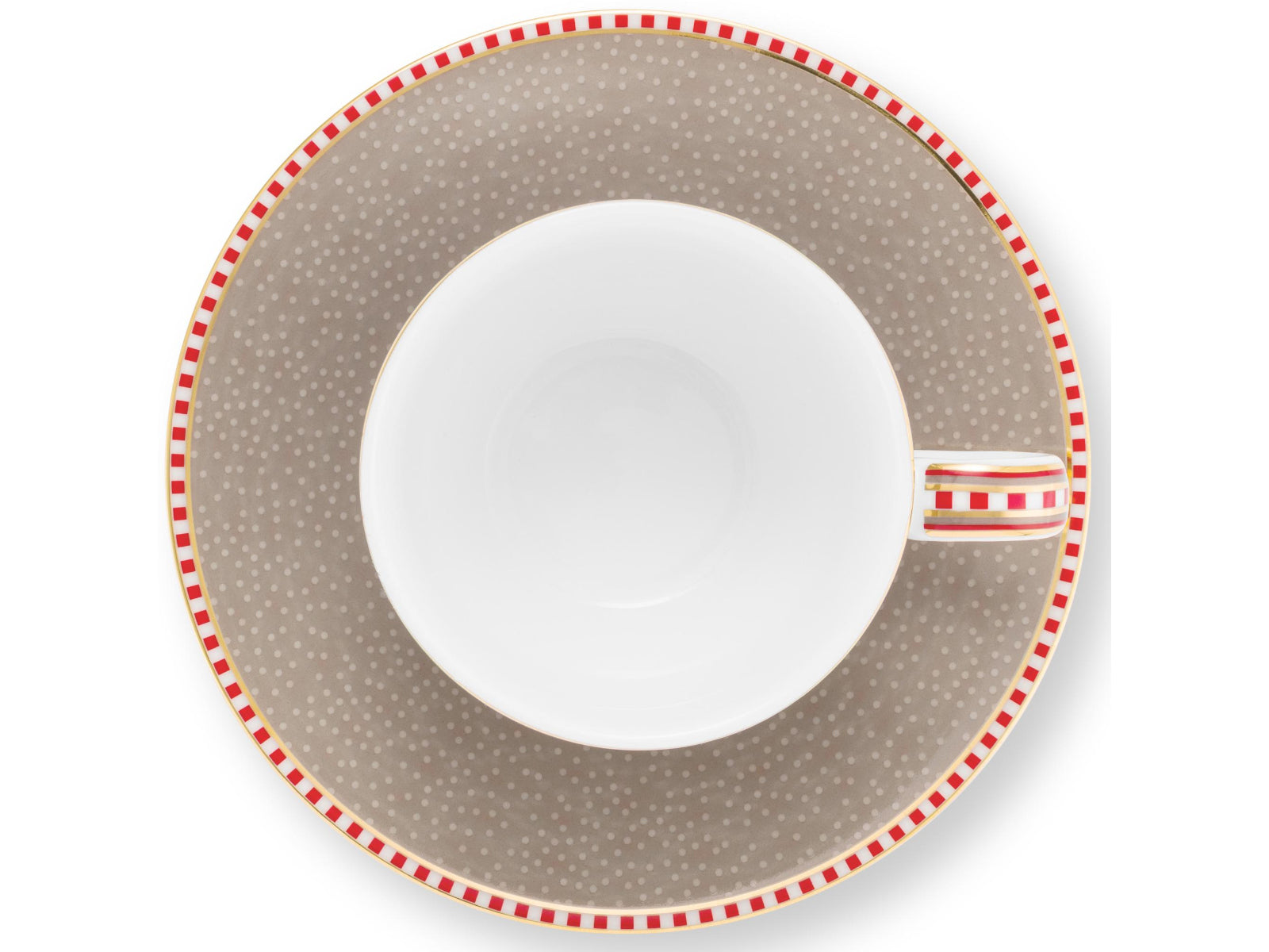 PIP STUDIO Blooming Tales Khaki Espressotasse mit Untertasse 0,12l Set2 Freisteller4