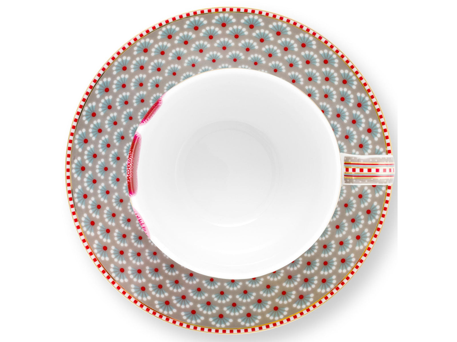 PIP STUDIO Blooming Tales Fantasy Khaki Tasse mit Untertasse 0,3l Set2 Freisteller5