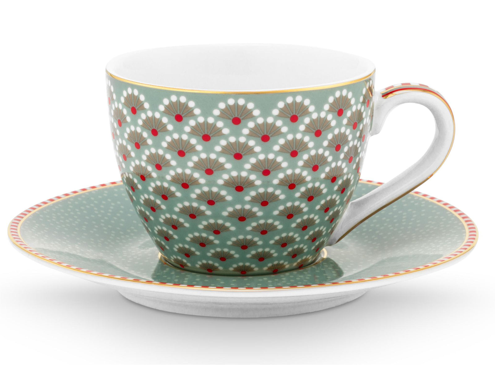 PIP STUDIO Blooming Tales Blue Espressotasse mit Untertasse 0,12l Freisteller1