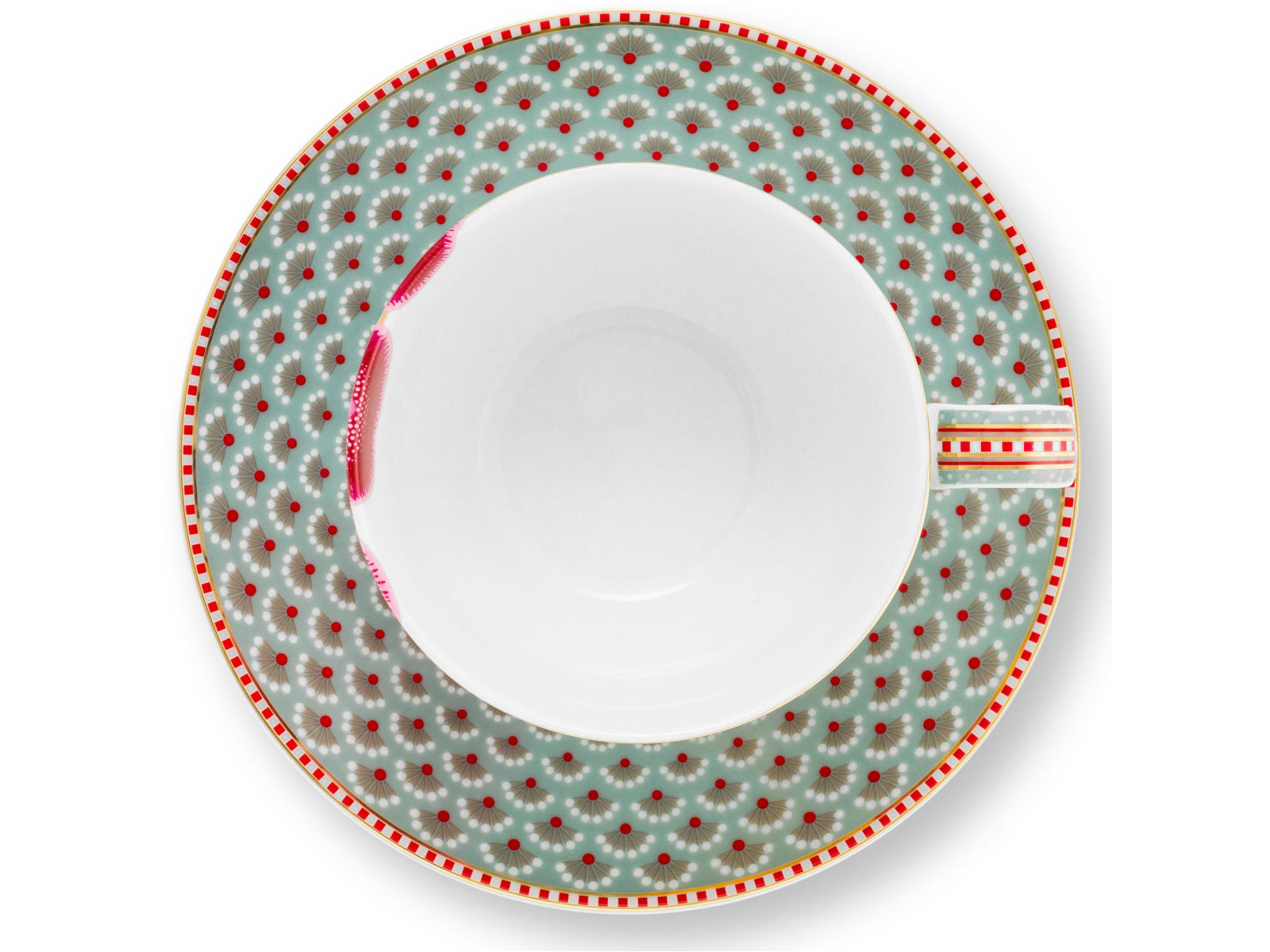 PIP STUDIO Blooming Tales Fantasy Blue Tasse mit Untertasse 0,3l Freisteller3