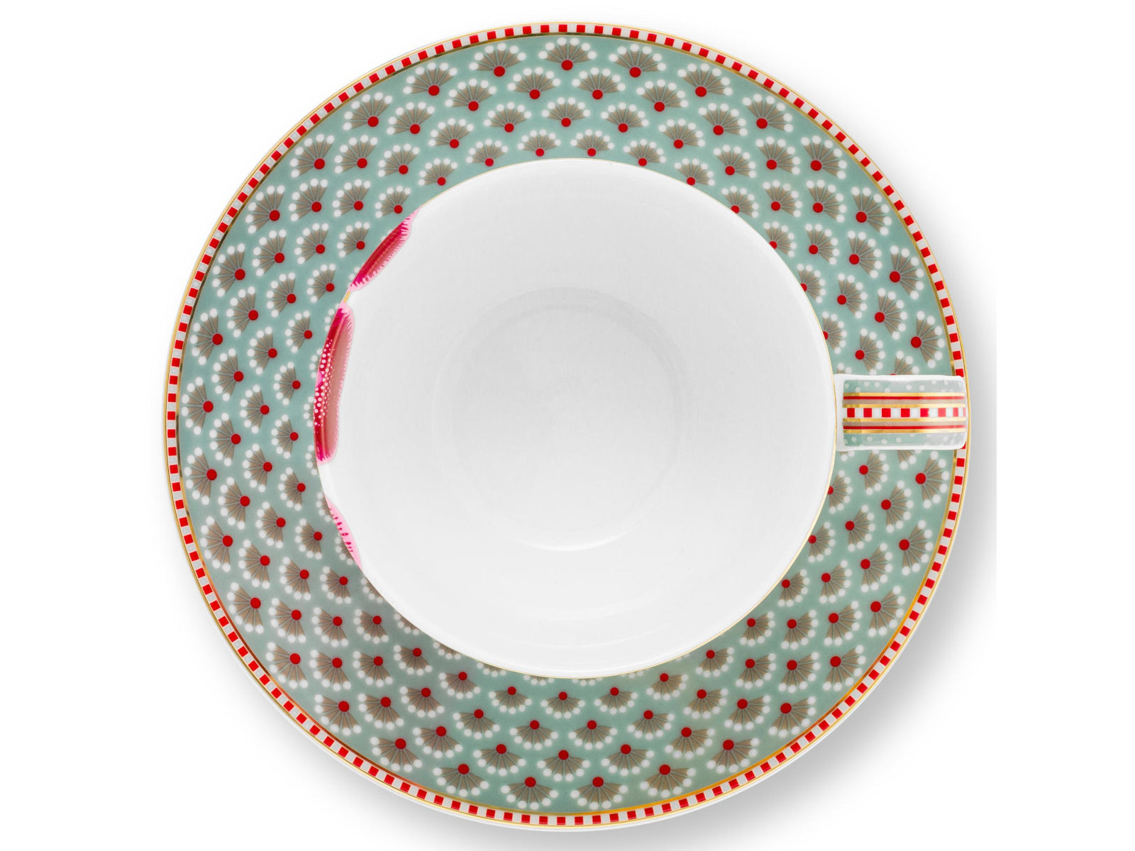 PIP STUDIO Blooming Tales Fantasy Blue Tasse mit Untertasse 0,3l Set2 Freisteller4