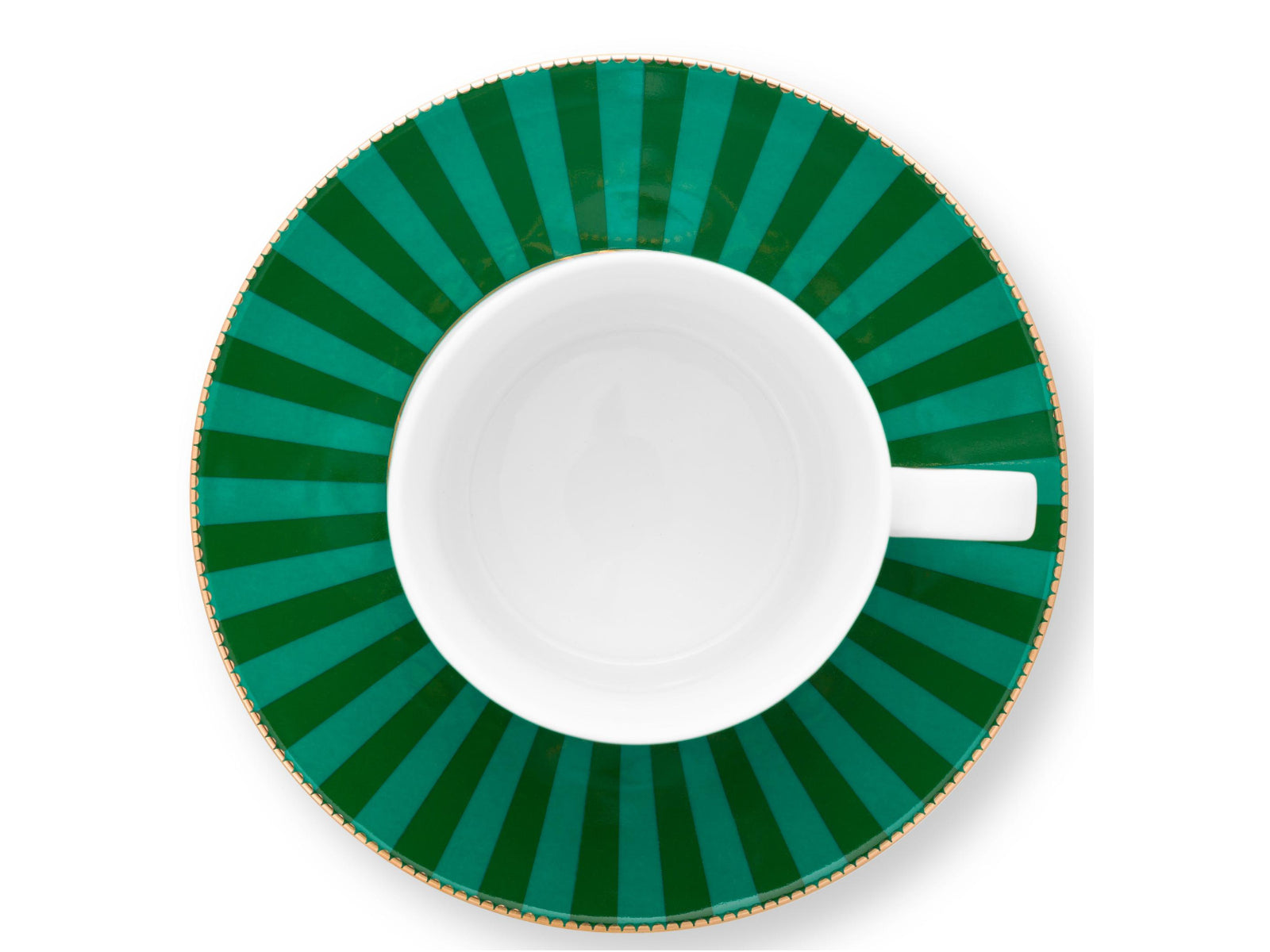 PIP STUDIO Love Birds Medallion Emerald-Green Tasse mit Untertasse 0,2l Set2 Freisteller5