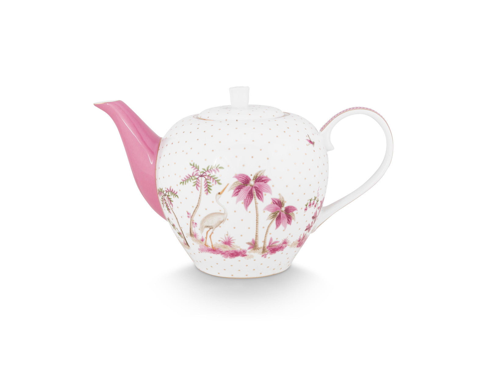 PIP STUDIO Jolie Dots Gold Pink Teekanne 1,6l Freisteller 1