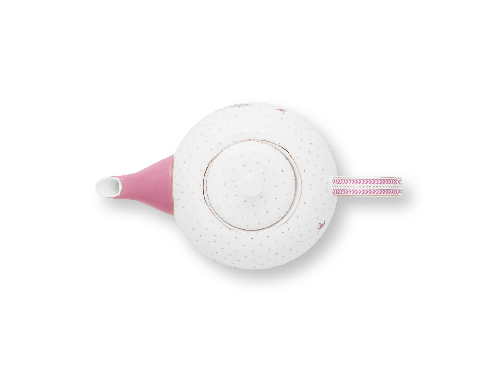PIP STUDIO Jolie Dots Gold Pink Teekanne 1,6l Freisteller 3